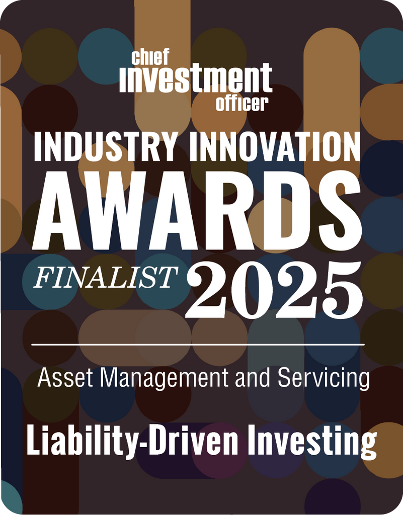 2025 CHIEF INVESTMENT OFFICER Asset Management & Servicing Finalist: Liability-Driven Investing Desk Plaque