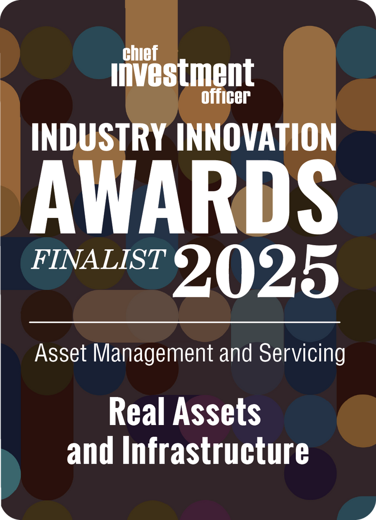 2025 CHIEF INVESTMENT OFFICER Asset Management & Servicing Finalist: Real Assets & Infrastructure Desk Plaque