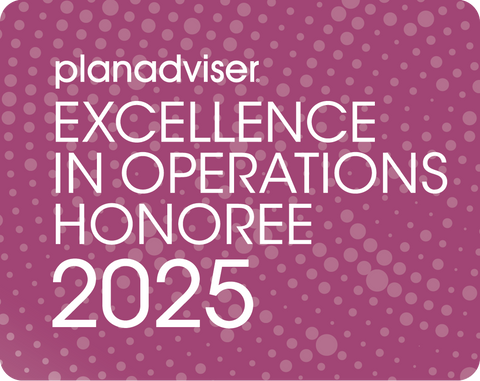 Logo: 2025 PLANADVISER Excellence in Operations Honoree 2025