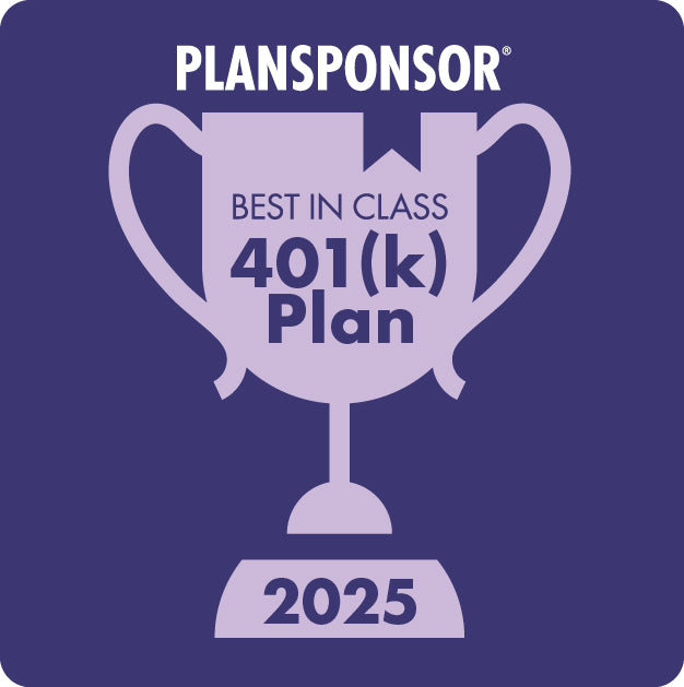 Logo: 2025 PLANSPONSOR Best in Class 401(k)