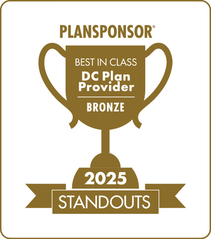 Logo: 2025 PLANSPONSOR Best in Class DC Plan Provider Standouts _ Bronze: Generic