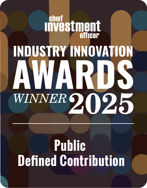 Logo: 2025 CHIEF INVESTMENT OFFICER Asset Owner Public DC