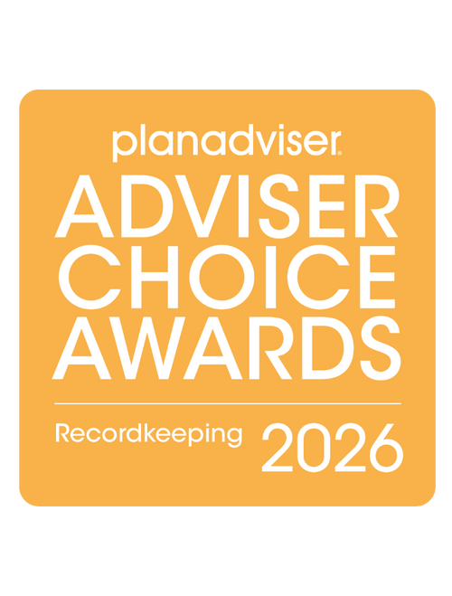 Logo: 2026 PLANADVISER Adviser Choice Awards - Recordkeeping