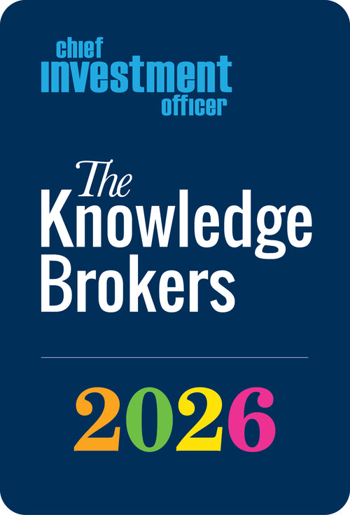 Logo: 2026 CHIEF INVESTMENT OFFICER Knowledge Broker, Desk Plaque