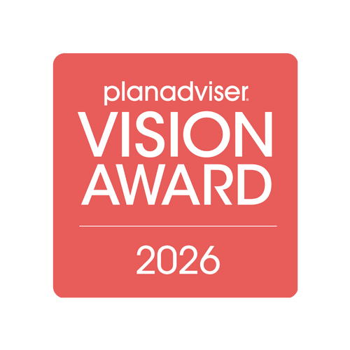 Logo: 2026 PLANADVISER Vision Awards Winner