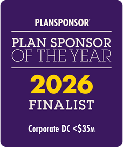 Logo: 2026 PLANSPONSOR Plan Sponsor Of Year - Corporate DC <$35M