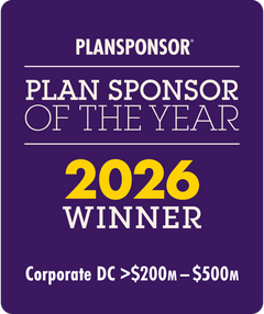 Logo: 2026 PLANSPONSOR Plan Sponsor Of Year - Corporate DC >$200M-$500M