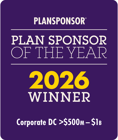 Logo: 2026 PLANSPONSOR Plan Sponsor Of Year_ Corporate DC >$500M-$1B