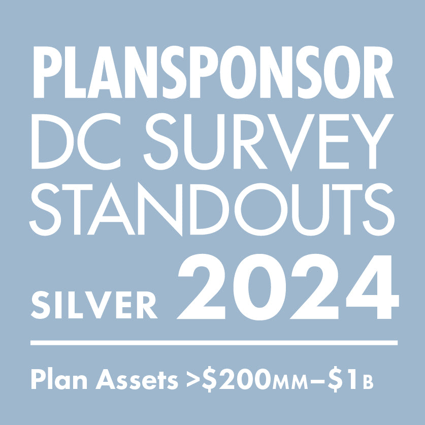Logo: 2024 PLANSPONSOR DC Standout_Gold: Plan Assets >$200MM–$1B