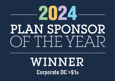 Logo: 2024 PLANSPONSOR Plan Sponsor of the Year Winners_ Corporate DC >$1B