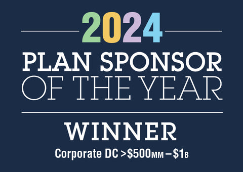 Logo: 2024 PLANSPONSOR Plan Sponsor of the Year Winner_ Corporate DC >$500MM to $1B
