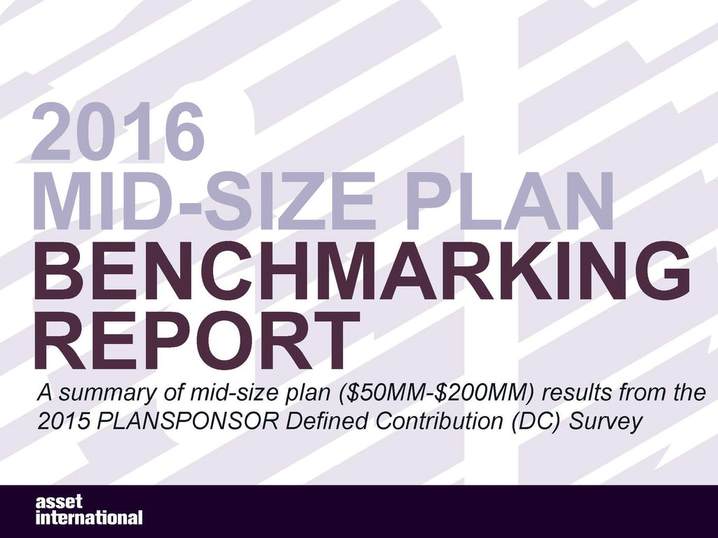 2016 Mid Plan Benchmarking Report