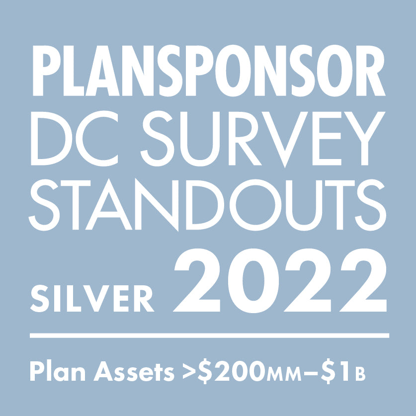 Logo: 2022 PLANSPONSOR DC Standout_ Silver: Plan Assets >$200MM–$1B