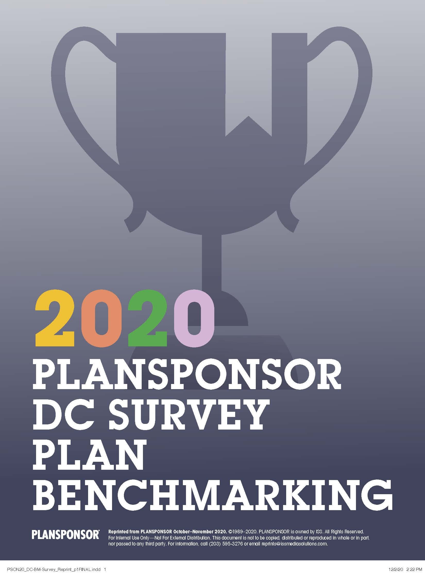 2020 DC SURVEY: PLAN BENCHMARKING – ISS Market Intelligence Store